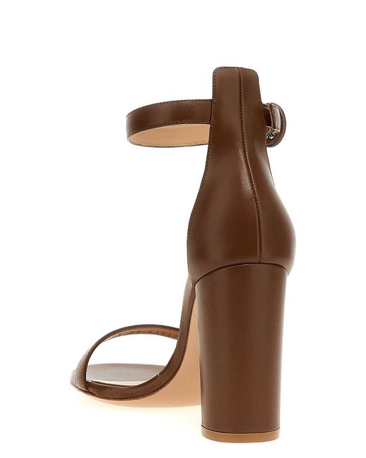 Gianvito Rossi Metallic Gaeta Sandals