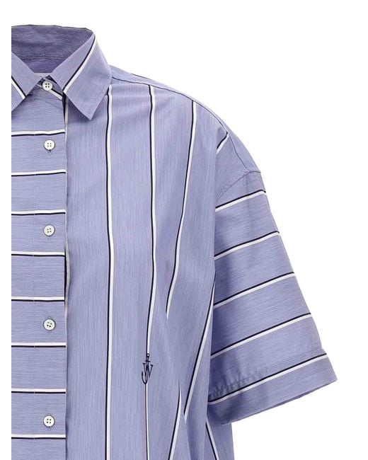 J.W. Anderson Blue Patchwork Dress