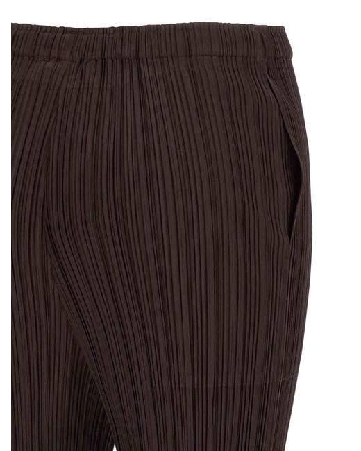 Pleats Please Issey Miyake Brown Monthly Colors July Pants