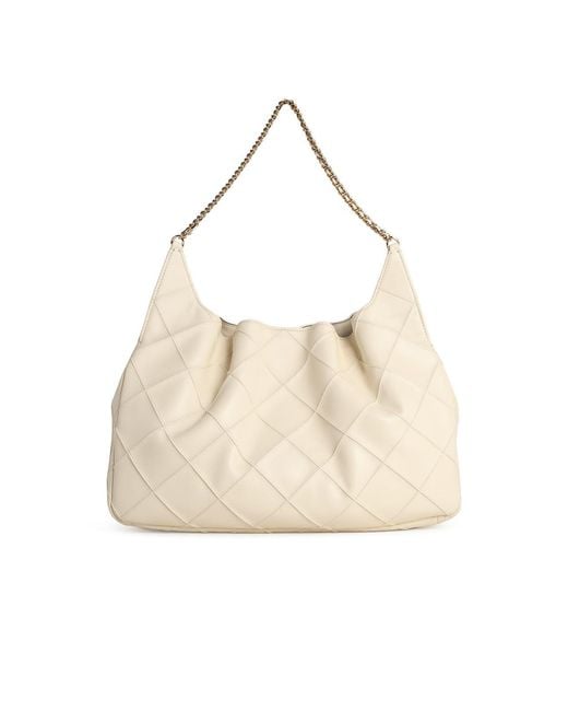 Tory Burch Natural Shopping Fleming Grande' Nappa Leather Bag