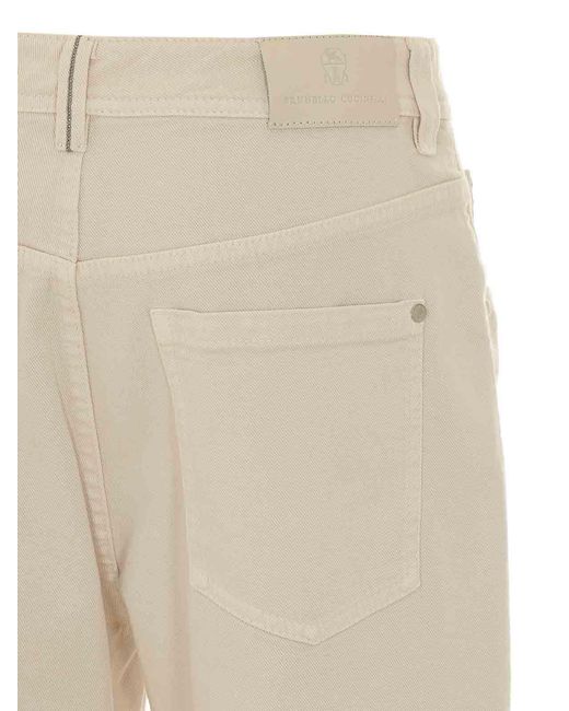 Brunello Cucinelli Natural Jeans