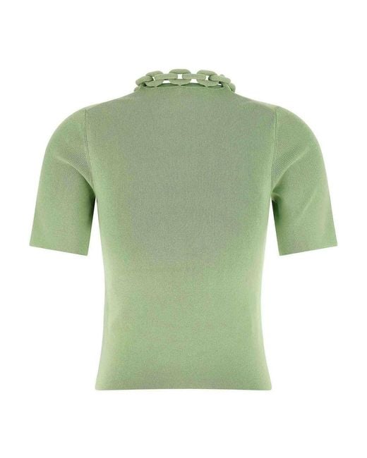 Rabanne Green Chain T-Shirt