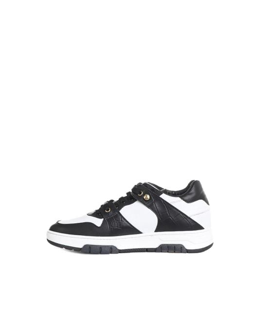 Giuliano Galiano Black Legend Low-Top Leather Sneakers for men