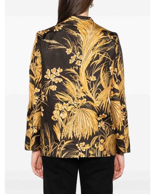 F.R.S For Restless Sleepers Metallic Printed Silk Shirt