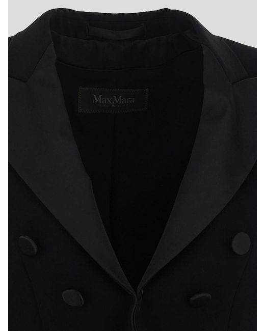 Max Mara Black Cropped Blazer