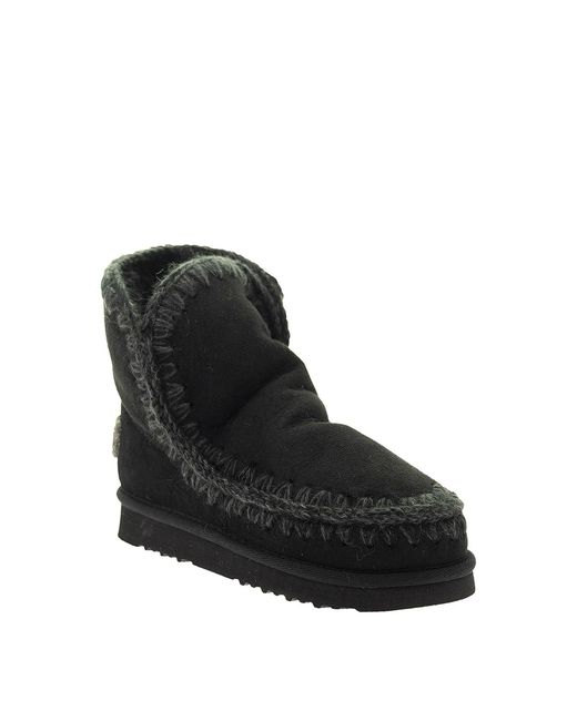 Mou Black Eskimo 18 Ankle Boots