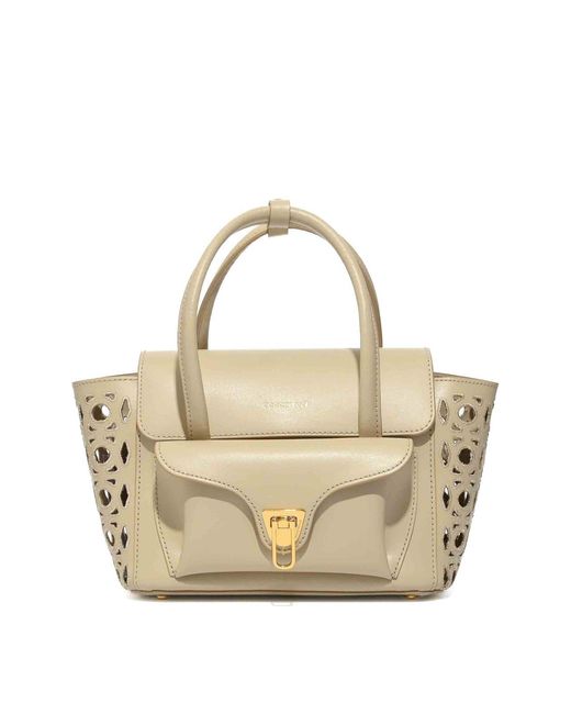 Coccinelle Metallic Beat Double Monogram Small Bag