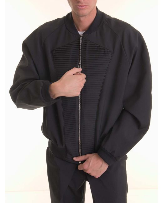 Les Hommes Black Jacket for men