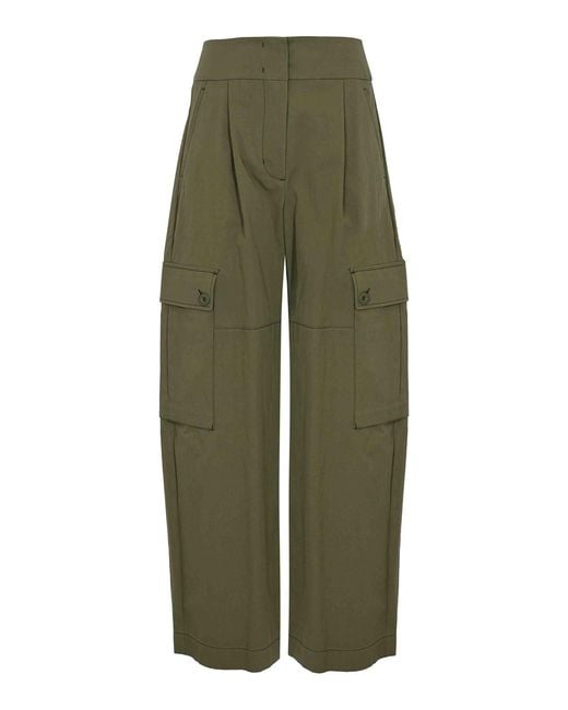 Weekend by Maxmara Green Wkdaquila Cargo Trousers