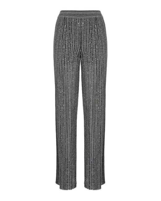 Missoni Gray Strigh-Leg Trousers