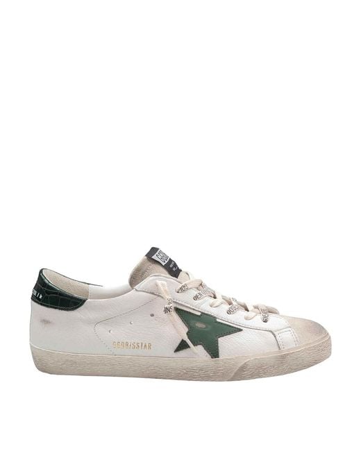 Golden Goose Deluxe Brand White Super Star Sneakers for men