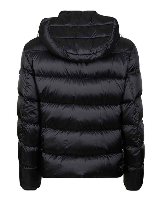 Moorer Black Padded Down Jacket for men