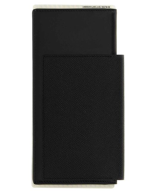 Balenciaga Black Passport Lungo 1 Biglietto Wallet for men