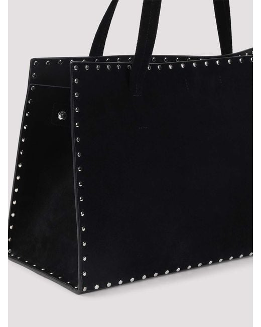 Phoebe Philo Black Stud Cabas Small Bag