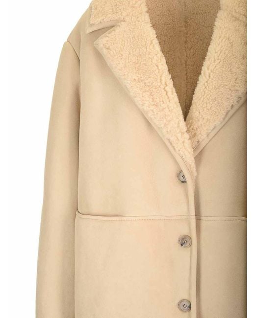 Loulou de Saison Natural Shearling Coat