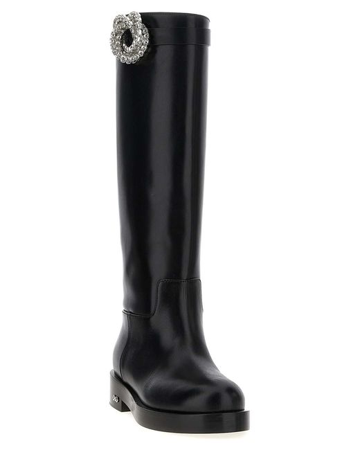 Mach & Mach Black Galaxy Boots