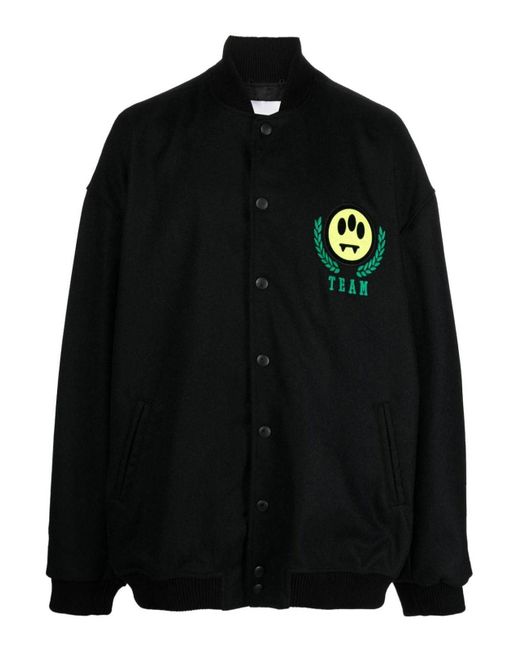 Barrow Black Jacket With Graphics for men