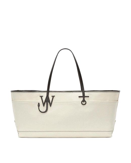 J.W. Anderson Natural Stretch Anchor Canvas Tote Bag