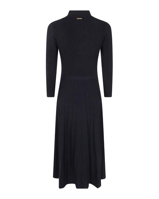 Michael Kors Black Polo Flare Mini Dress