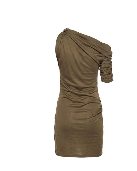 Jacquemus Green The Mini Robe Drapeado