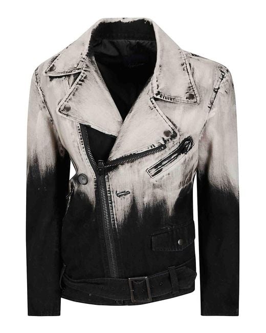 Yohji Yamamoto Black Asm Biker Jacket