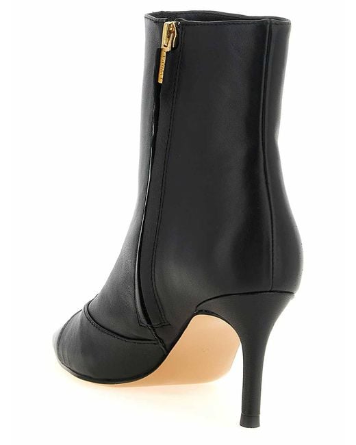 Twinset Black Logo Ankle Boos