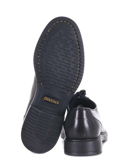 Doucal's Blue Doucals Leather Shoes for men