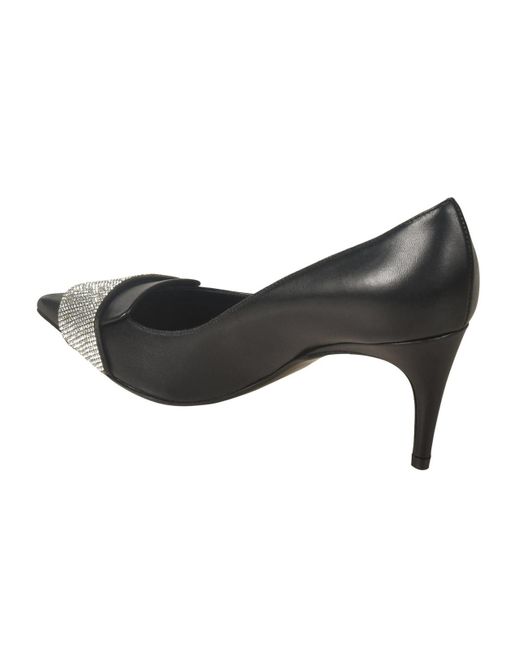 Sergio Rossi Black Flat Shoes