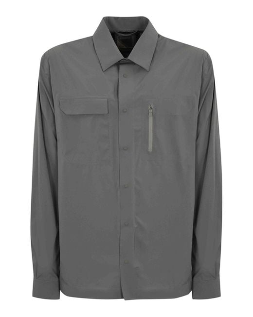 Herno Gray Maestro Shirt Jacket for men
