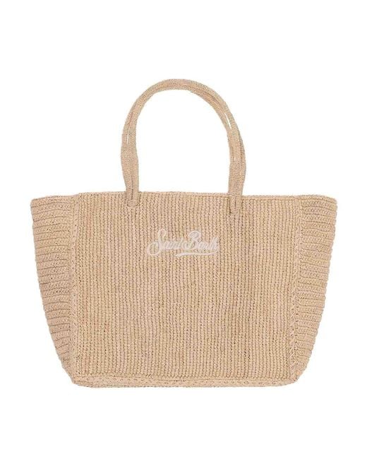 Mc2 Saint Barth Natural Hand Bag Raffia Shoulder Bag Raffia