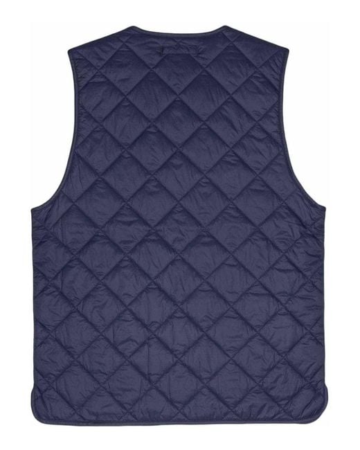 Baracuta Miller Quilted Vest in Blue for Men Lyst