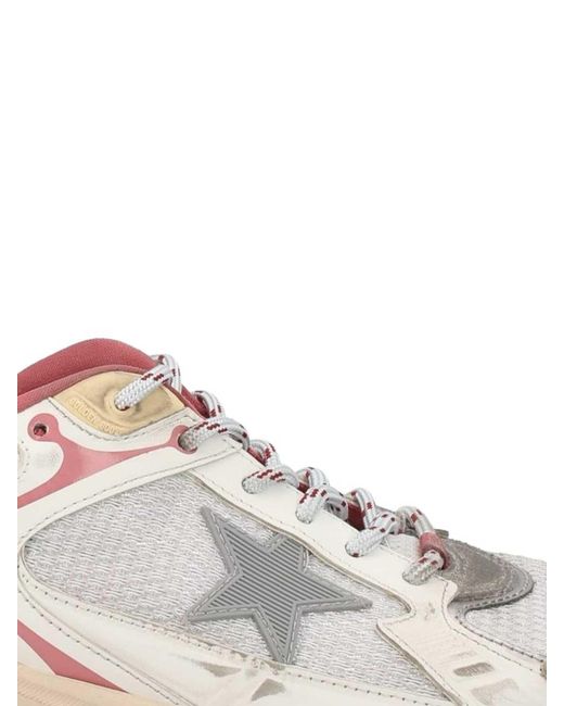 Golden Goose Deluxe Brand White Lightstar Leather Sneakers