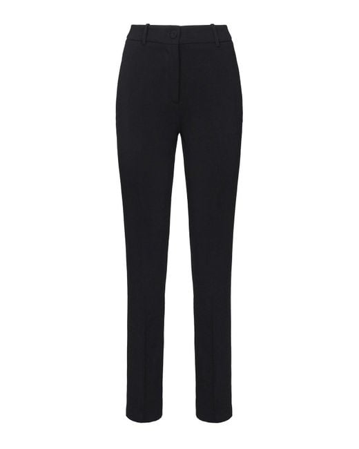 Pinko Blue Tight-Fitting Trousers