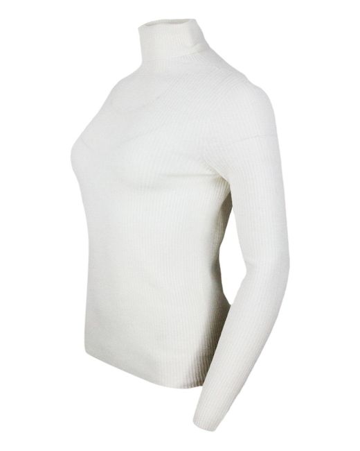 Fabiana Filippi White Round Neck