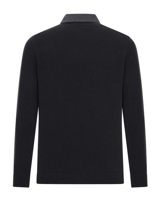 Roberto Collina Blue Cotton Piquet Polo Shirt for men