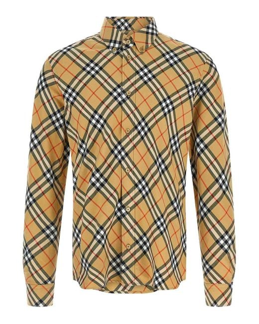 Camicia Roana di Burberry in Gray da Uomo