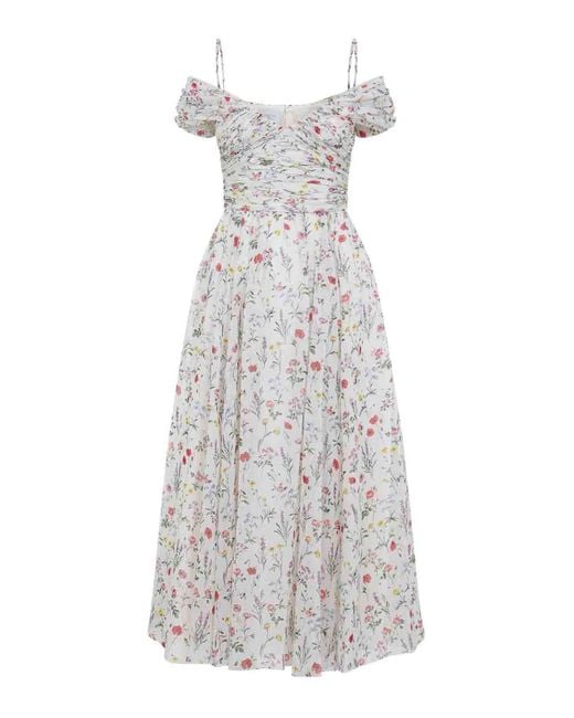 Giambattista Valli White Silk Dress