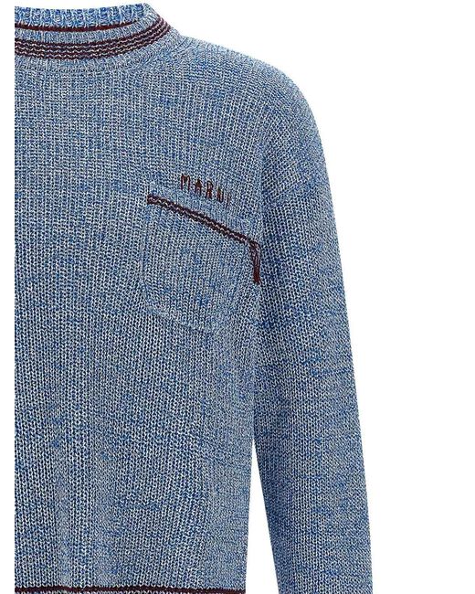 Marni Blue Sweater for men