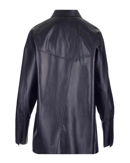 Loewe Blue Nappa Oversize Shirt