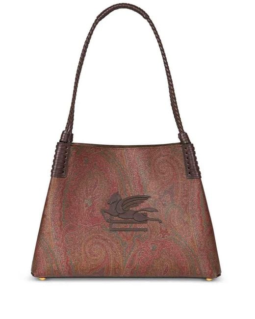Borsa Libra Paisley di Etro in Brown