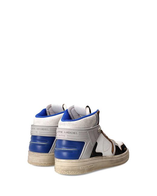 Philippe Model White Mid La Grande Sneaker Multicolour for men