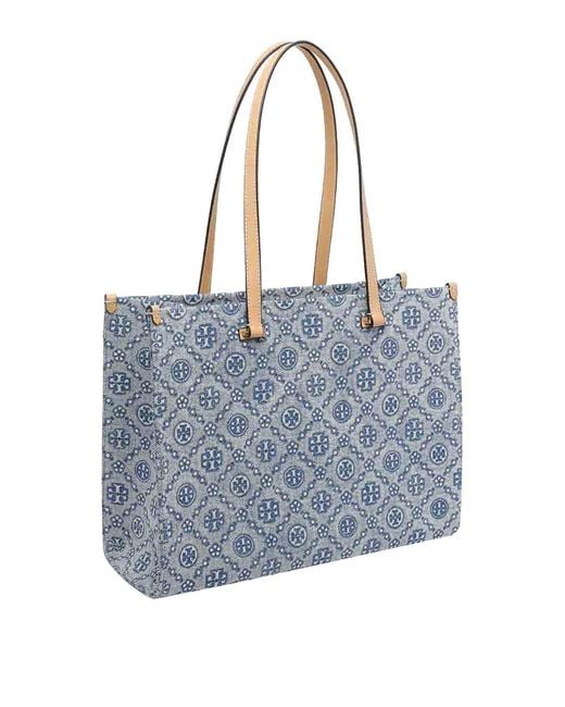 Borsa Tote di Tory Burch in Blue