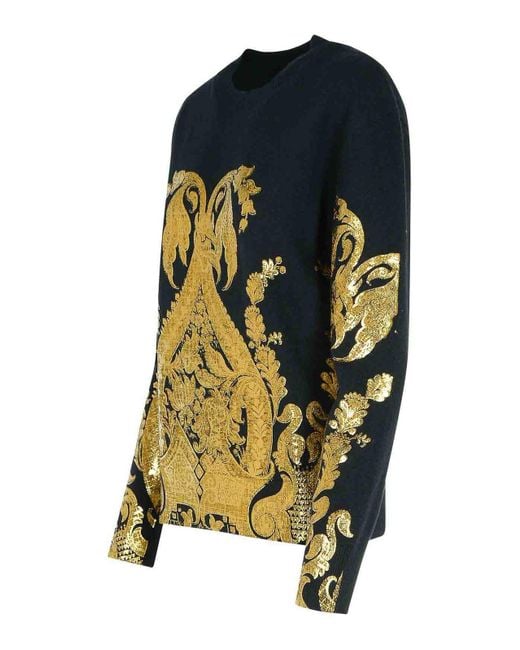 Etro Black Wool Sweater