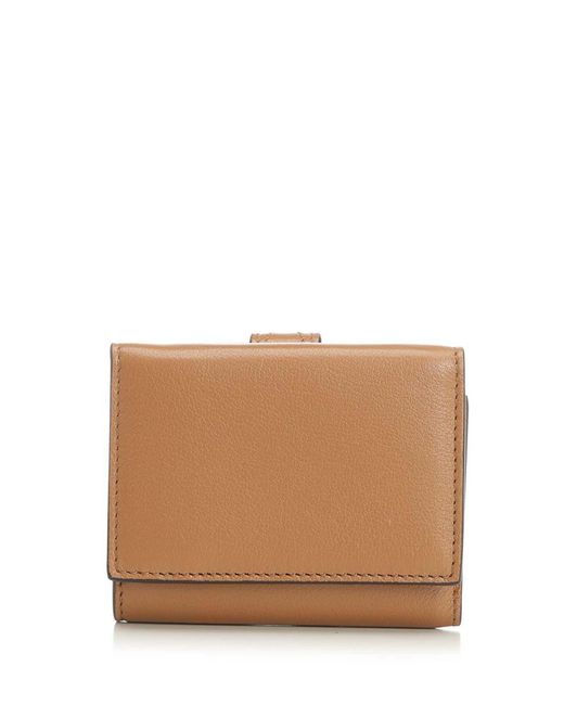 Chloé Natural Paddington Mini Trifold Wallet