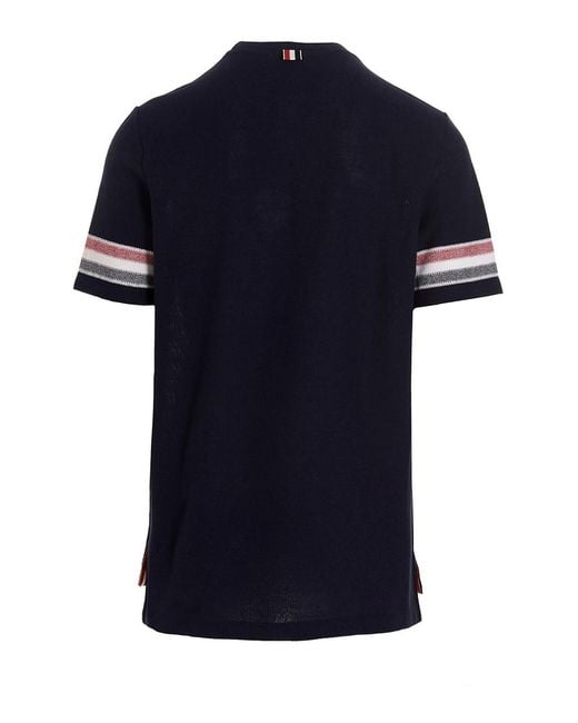 Thom Browne Blue Rwb T-Shirt for men
