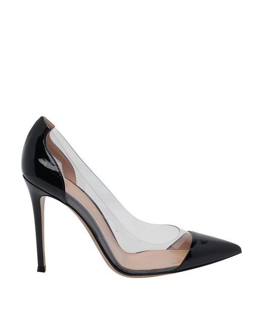 Gianvito Rossi Metallic Plexi Pumps