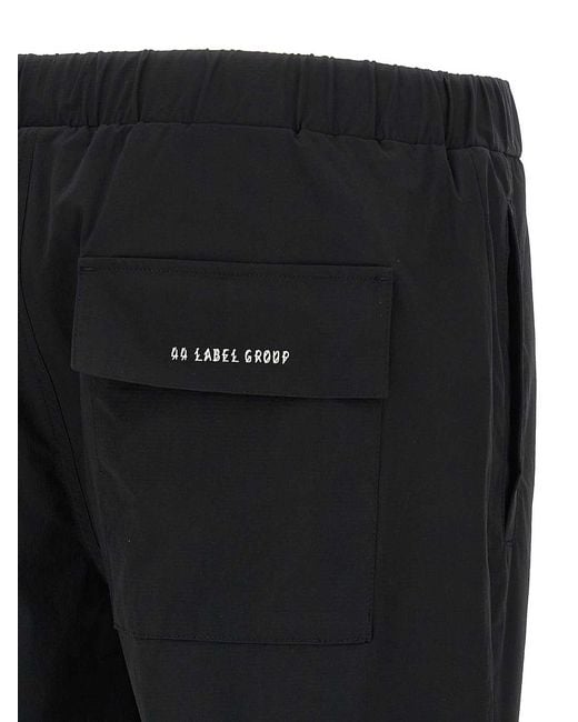 44 Label Group Blue Id Drawsting Pants for men