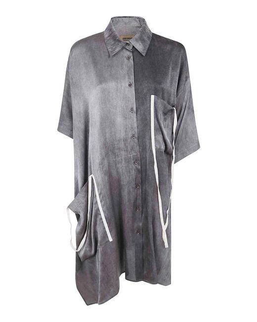 Uma Wang Gray Thetis Top