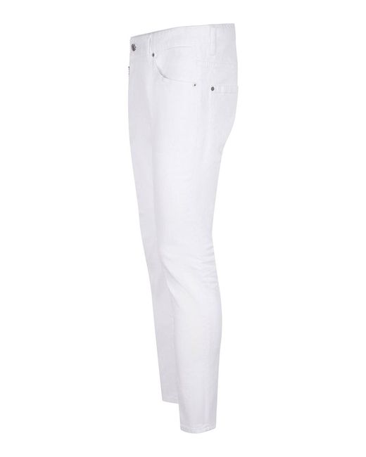 DSquared² White Jeans Made From Denim for men
