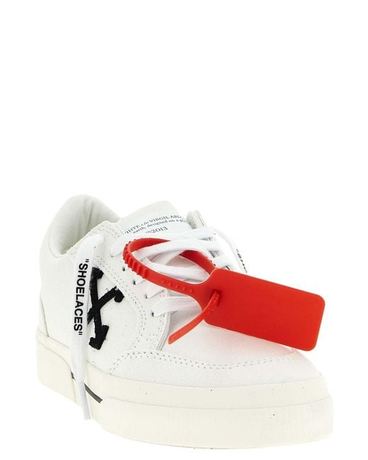 Off-White c/o Virgil Abloh White Vulcanized Sneakers